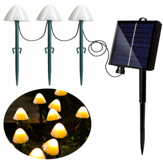 Solárna lampa JIKO, biela, 88 cm, 4 ks.